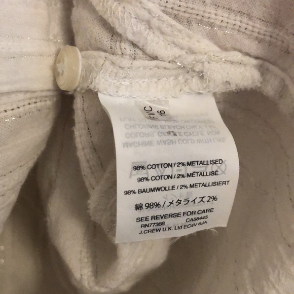 Madewell 3/4 Puff Sleeve Striped Button Down Blouse - Picture 8 of 8